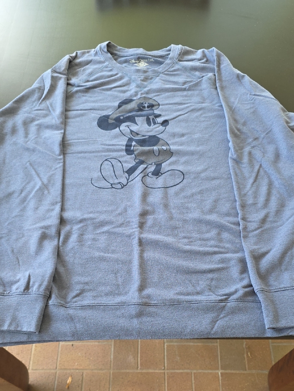 Disney Crewneck Sweatshirt with Mickey Graphic - Blue